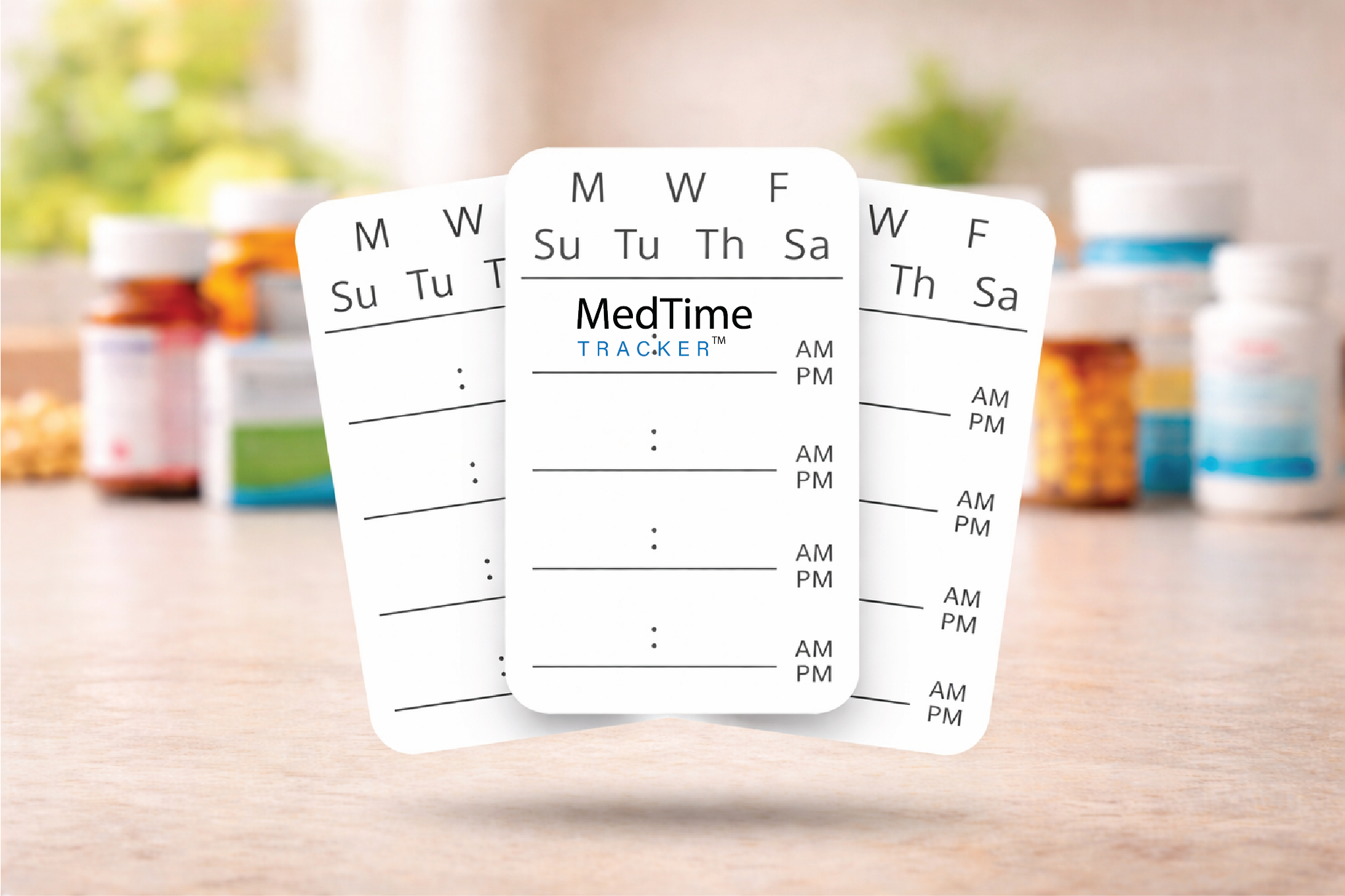 MedTime Tracker™ (3-Pack) - No Marker